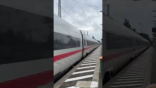 ICE 4 (412 016) in Scheeßel Richtung Hamburg #train #zug #trainspotting #highspeed #ice4 #shorts