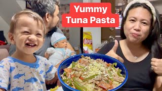 Masayang Family Bonding | Tuna Pasta 🍝 + Nagdeliver ng Paninda | Shoutout Po ☺️