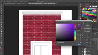 Photoshop - adding glazes to the brick - part six