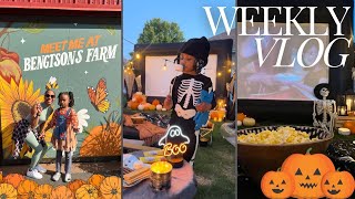 Mental Health Update, Pumpkin Patch + Outdoor Movie Night | WEEKLY VLOG