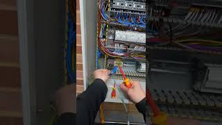 What I do when I’m about to start testing an electrical control panel #electrical  #controlpanel