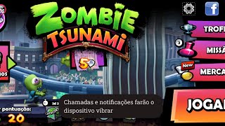 jogando zombie tsunami