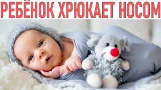 Хрюканье носом у новорожденных | Что делать, если младенец хрюкает носом: советы для родителей