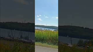 #Sailboat. Sailboat launch area at Moraine State Park, PA on September 1, 2024