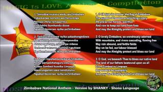 Zimbabwe National Anthem by Theresa Shanky Shangazhike, lyrics Shona w/English Translation