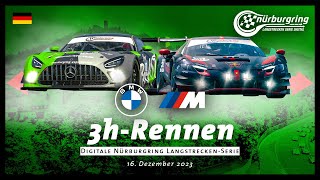 🇩🇪 LIVE: Digitale Nürburgring Langstrecken-Serie, das BMW M 3h-Rennen!