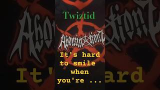 Twiztid/it's hard to smile when you're.../abominationz #twiztid #mne #undergroundrap #psychopathic