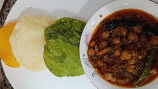 Tri colour puri chole recipe for 15 August/ no add food colour healthy poori Jo sabko bhaye