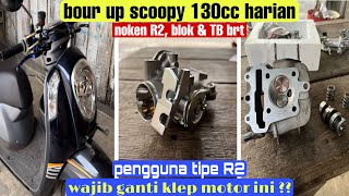 BOUR UP SCOOPY HARIAN 130cc ll PAKET BRT 100% AMAN