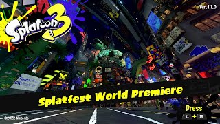 Splatoon 3 Splatfest World Premiere