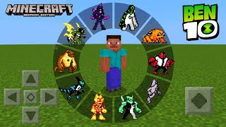 BEN 10 ADDON PARA MINECRAFT PE 1.21 BEDROCK - Como ser Ben 10 en Minecraft PE MCPE