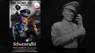 Kilgore HD Miniatures KGF017 COMIC 2 - Schutzstaffel 1/10th resin bust