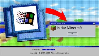 JUGUÉ MINECRAFT EN UN WINDOWS ULTRA VIEJO 👴🤯