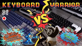 Keyboard Warrior: Nyxi Striker Vs. Cerakey Nada 65 Panda Mechanical Keyboard Review ASMR #asmr