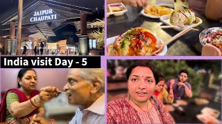 India visit Day - 5 ! Jaipur Chaupati - Amazing Food & Fun with Family #family #familyvlog