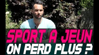 Faire du sport à jeun pour perdre du gras ?