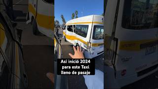 Así inició 2024 para este Taxi lleno de pasaje