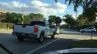 Cars ignoring Broward Bus dropping off kids 2018