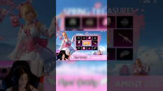 Payal gaming new snow sakura outfit lucky spin🥰😍 #shorts #payalgaming #pubgm