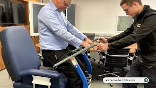 Mobilise chair® CH5 care chair & Move Assist working together.