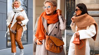 HOW to Transform Your Fall Look with Luxe Scarves! | Effortless Style Tips for Women in Their 60s