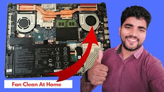 Laptop Fan Cleanning | Quick & Fast | Asus laptop Fan | rajesh for creators