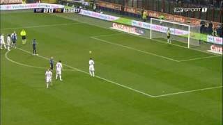 Serie A: Inter 1-0 Fiorentina Milito's goal (1-0)