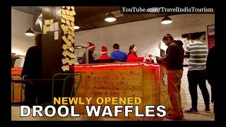 Foodie : Newly Opened Drool Waffles Hangout, Anand Vihar, East Delhi, Christmas Day