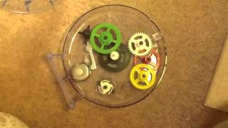 Building a plastic mechanical clock