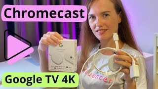 Быстрый обзор Chromecast with Google TV (4K) | Как превратить ТВ в умный телевизор | хромкаст