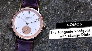 REVIEW: The New Nomos Tangente Rosegold Neomatik, The Return of The Lange Dial