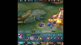 NANA ONE HIT SHOT !! NANA CRITICAL DAMAGE | NANA BEST BUILD 2023 | NANA MLBB #shorts