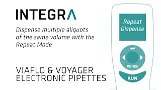 How to do a multi or repeat dispense with an electronic pipette