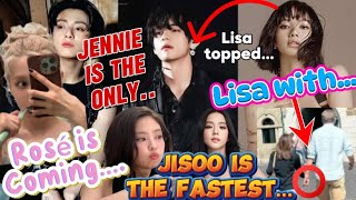 Blackpink News | Lisa New Woman Record… | Jennie achieved…. | Rosé is coming…| Jisoo the queen