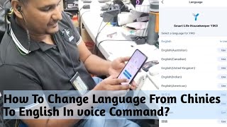 Ecovacs Omni X1 | How To Change Language From Chinies To English In voice Command ??