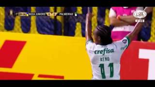 Boca Juniors 0x2 Palmeiras - Gol de Keno - Radio Continental (ARG)