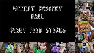 Weekly Grocery Haul - Giant Food Stores