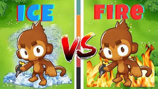 FIRE VS ICE Elemental Monkey!