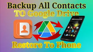 How To Backup/Export Contacts From Mobile To Google Drive And Restore To mobile 2022