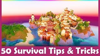 50 Minecraft Survival Tips & Tricks! [Everyone Should Know About It!]