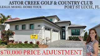 Leslie Model Home Tour |Astor Creek Golf & Country Club| Kolter Homes Port St Lucie florida