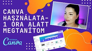 #CANVA #HASZNÁLATA - 1 óra alatt megtanulod / ingyenes képszerkesztő tutorial / #tiktokvideo gyártás