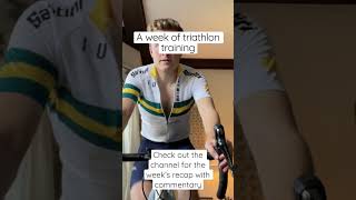 A week of Triathlon Training #triathlon #training #running #cycling #swimming #ironman