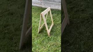 How to build the best folding sawhorses: lightweight, strong, easy to store