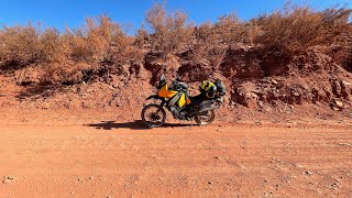 Desde La Rioja capital a Quines, Provincia de San Luis, en moto (KLR 650). Argentina. 31 jul 2022