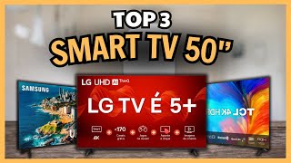 TOP 3 SMART TV 4K 50 POLEGADAS de 2024. Qual a TV de 50 Polegadas com MELHOR CUSTO BENEFÍCIO?