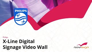 Presenting the X-Line Digital Signage Video Wall Display at Philips Labs