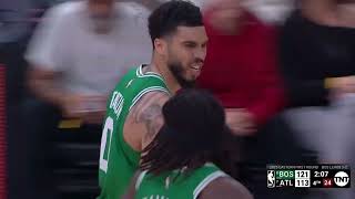 Jayson Tatum Putback Dunk ENDS the HAWKS!