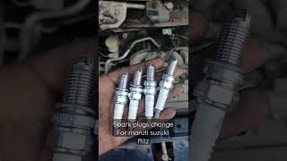 maruti suzuki ritz spark plugs change #automobile #car #mechanic #honda #toyota #ford #marutisuzuki