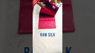 Raw Silk #saree #trendy #festivewear #shoplocal #trendy #rawsilk #rawsilkdress